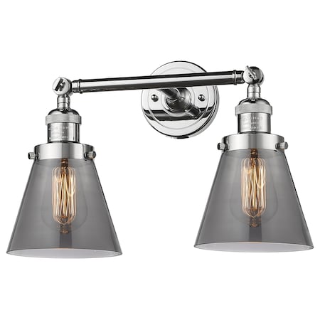 2 Light Vintage Dimmable Led Bathroom Fixture